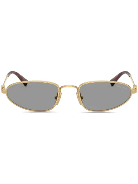 Miu Miu Eyewear oval-frame sunglasses Gold MUA52S525AK40O