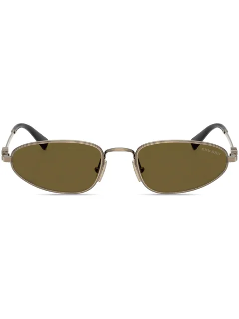 Miu Miu Eyewear Runway sunglasses Gold MUA52S