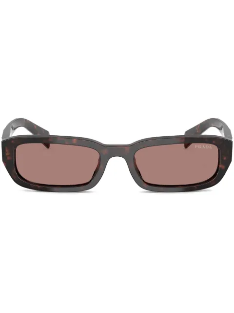 Prada Eyewear tortoiseshell-effect rectangle-frame sunglasses Brown PRB06S17N60B