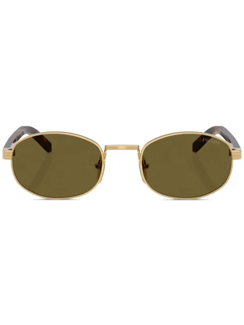 Prada Eyewear oval-frame sunglasses Gold PRB53S5AK09Z
