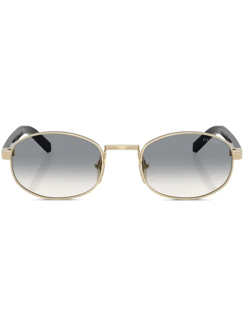 Prada Eyewear oval-frame sunglasses Gold 0PRB53S49ZVN02C