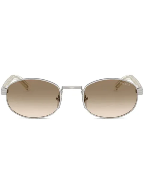 Prada Eyewear round-frame sunglasses Silver PRB53S1BC80K