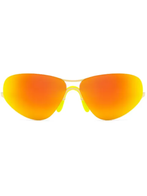 Mykita Alpine geometric-frame sunglasses Gold ALPINESUN013