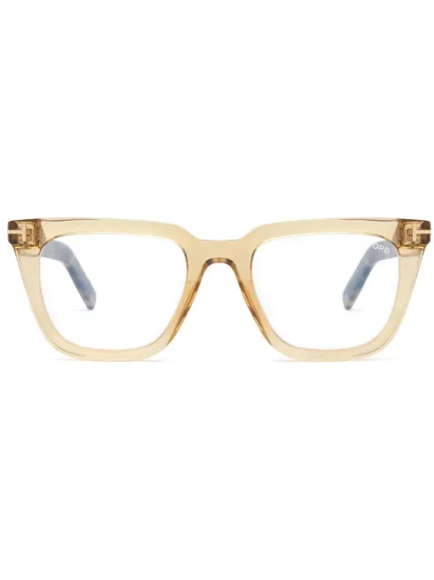 TOM FORD Eyewear square-frame glasses Brown FT5963B045
