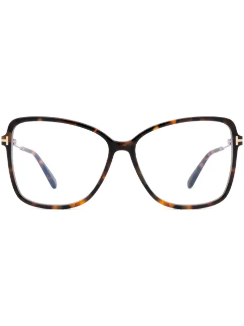 TOM FORD Eyewear oversize frame glasses Brown FT5953B