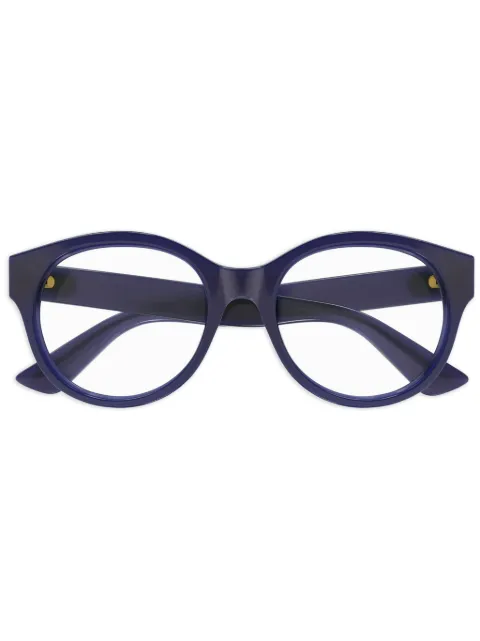 Gucci Eyewear round-frame glasses Purple GG1580O003