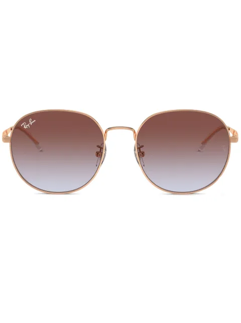 Ray-Ban round-frame sunglasses Gold RB3727D