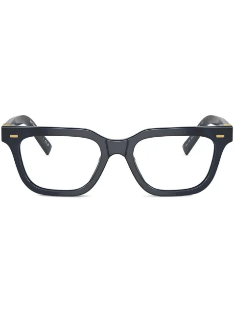Miu Miu Eyewear rectangle-frame glasses Blue SMU07XC060E01T