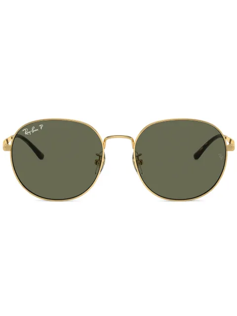 Ray-Ban round frame sunglasses Gold RB3727D