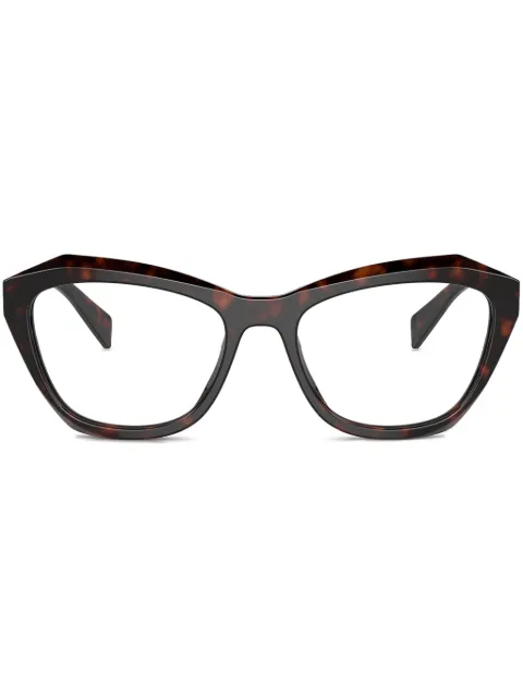 Prada Eyewear Symbole glasses Brown PRA20V17N1O1