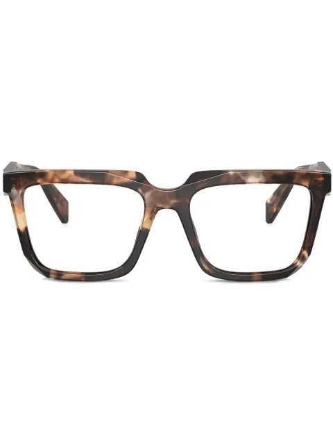 Prada Eyewear PR A19V glasses Brown PRA19V14P1O1