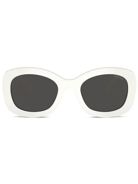 Prada Eyewear logo-embossed sunglasses White PRA13S1425S0