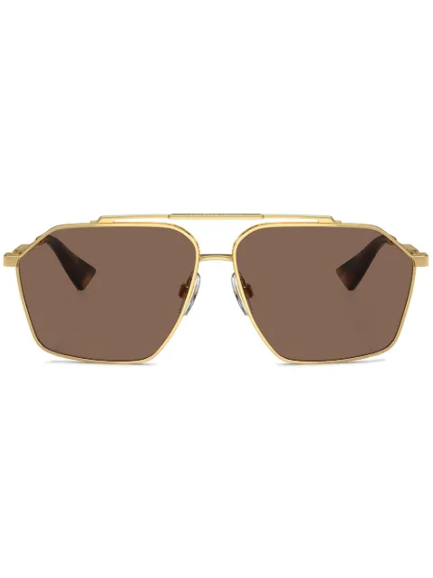 Dolce & Gabbana Eyewear geometric-frame sunglasses Gold DG23030273