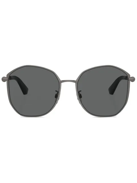 Burberry Eyewear geometric-frame sunglasses Grey BE3153D131687