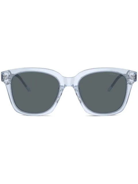 Giorgio Armani geometric-frame sunglasses Blue AR8210U