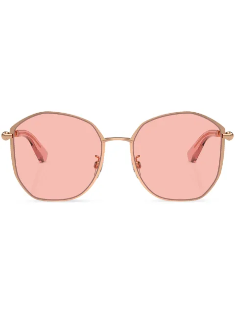 Burberry Eyewear logo-engraved sunglasses Pink BE3153D13375