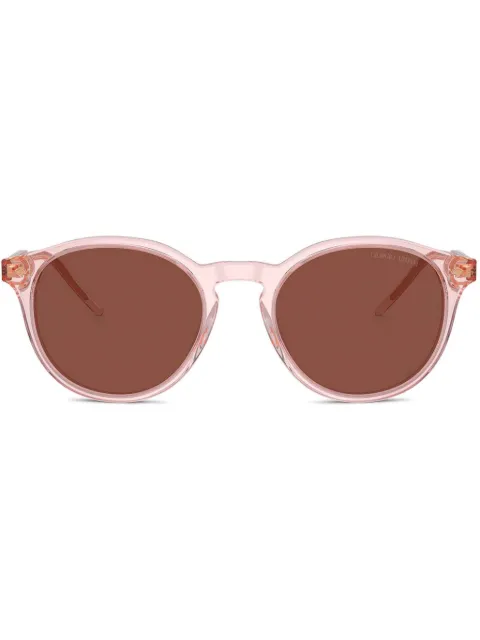 Giorgio Armani round-frame sunglasses Pink AR82116073C5