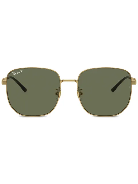 Ray-Ban logo-engraved sunglasses Gold RB3713D0019A
