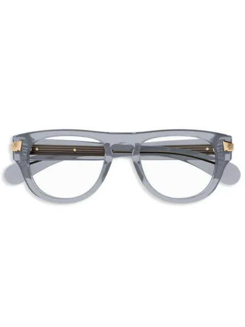 Gucci Eyewear GG1519O round-frame glasses Grey GG1519O003
