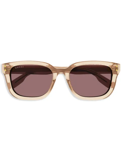 Gucci Eyewear logo-print sunglasses Orange GG1605SK004