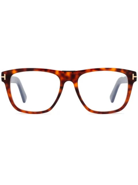 TOM FORD Eyewear square-frame glasses Red FT5902B054