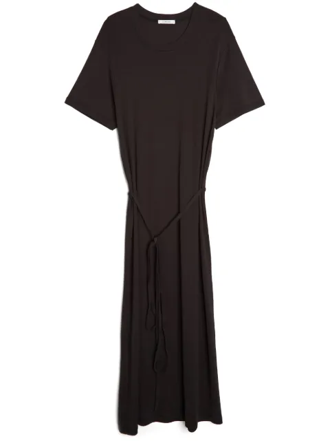 LEMAIRE belted T-shirt dress Black DR1045LJ1016