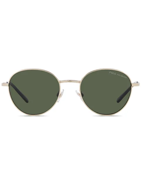 POLO RALPH LAUREN EYEWEAR round sunglasses Gold PH3144