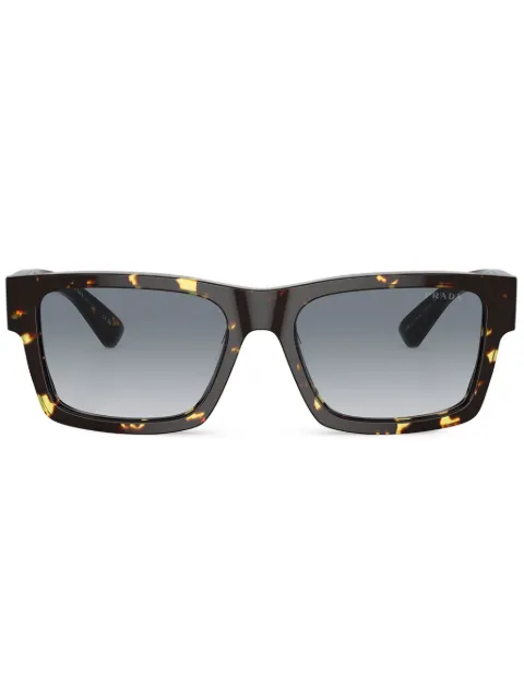 Prada Eyewear square-frame tortoiseshell sunglasses Black PR25ZS