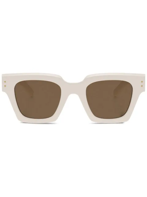 Dolce & Gabbana Eyewear logo-print sunglasses Neutrals DG4413342973