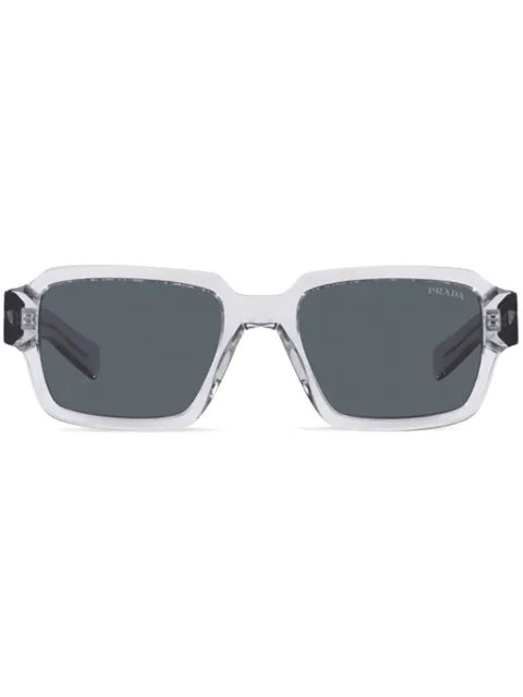 Prada Eyewear transparent square sunglasses Grey PR02ZSU430A9