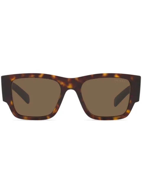 Prada Eyewear tortoiseshell-effect square sunglasses Brown PR10ZS