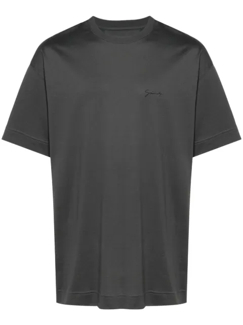 Givenchy logo-print T-shirt Grey BM71JA3YNZ
