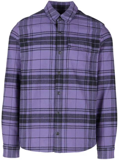 Aztech Mountain checked shirt Purple AM400232