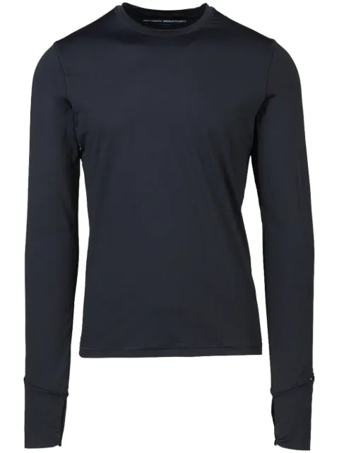Aztech Mountain logo-print ski T-shirt Black AM400229A
