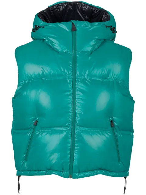 Aztech Mountain hooded padded gilet Blue AMW40037D