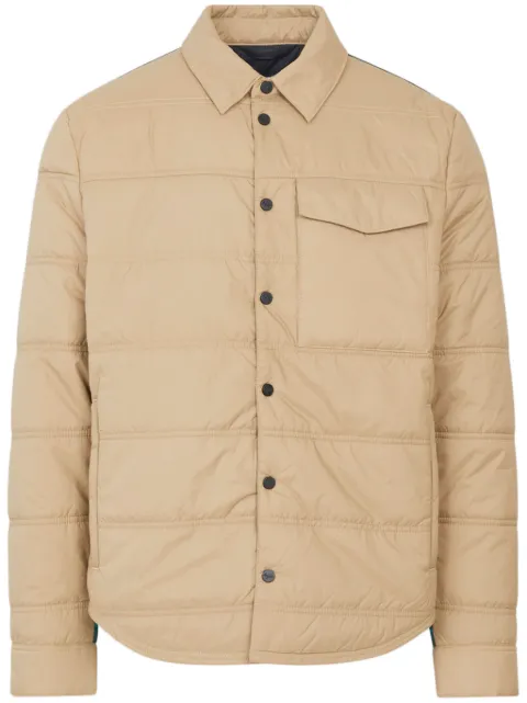 Aztech Mountain Loge Peak quilted shirt jacket Neutrals AM400214