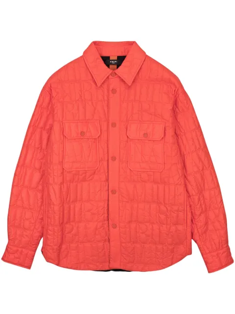 AMIRI quilted shirt jacket Orange MSL011665
