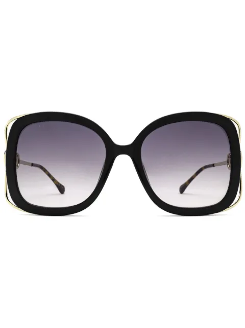 Gucci Eyewear Horsebit sunglasses Black GG1021S002