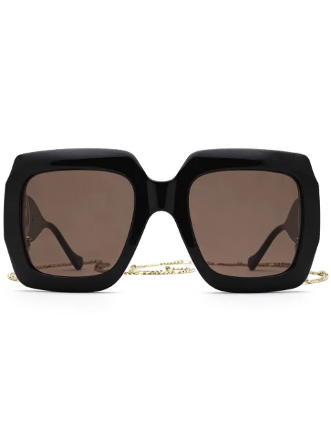 Gucci Eyewear Interlocking G sunglasses Brown GG1022S005