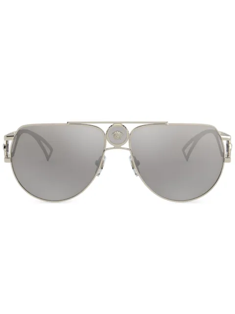 Versace Eyewear Medusa pilot-frame sunglasses Gold 0VE22250