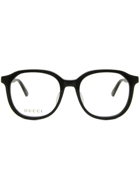Gucci Eyewear round frame glasses Black GG0932OA001