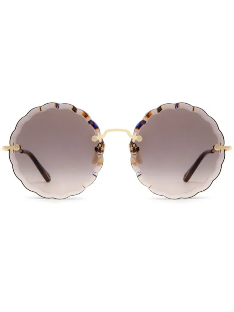 Chloé Eyewear CH0047S rimless sunglasses Gold CH0047S001