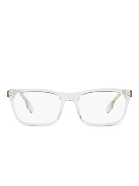 Burberry Eyewear Elm rectangle-frame glasses White BE23343024