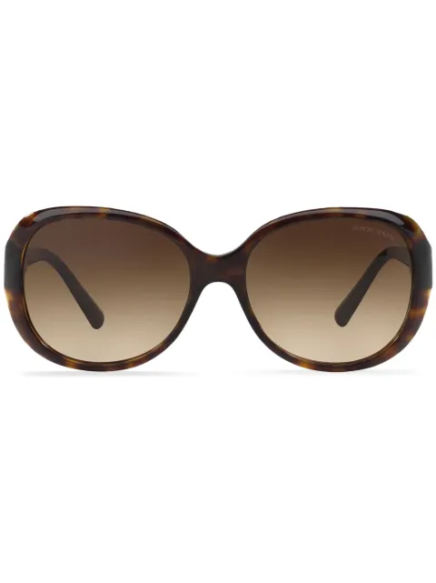 Giorgio Armani oversized-frame sunglasses Brown AR8047502613