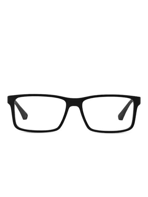Emporio Armani rectangle-frame glasses Black EA30385063