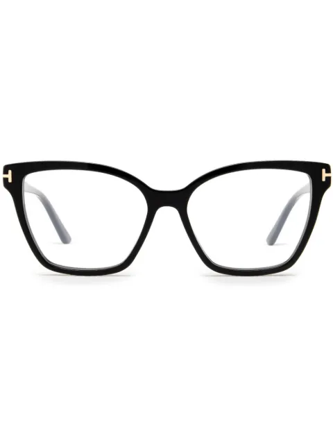 TOM FORD Eyewear oversized-frame sunglasses Black FT5641B