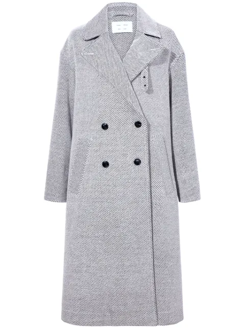 Proenza Schouler White Label Ronan coat Grey WL2441123AY186