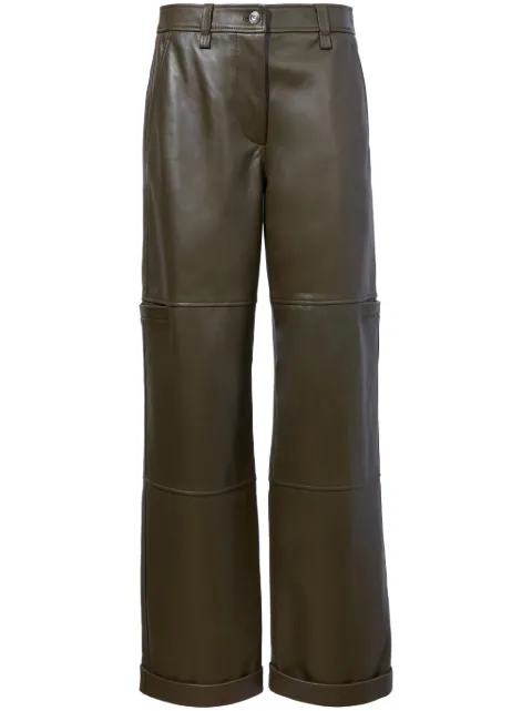 Proenza Schouler White Label Mason trousers Green WL2446236LR222