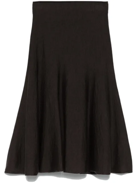 KHAITE Mayu midi skirt Brown 9656511393
