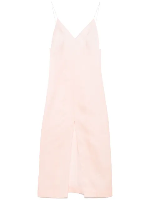 KHAITE Tully midi dress Pink 5474386510